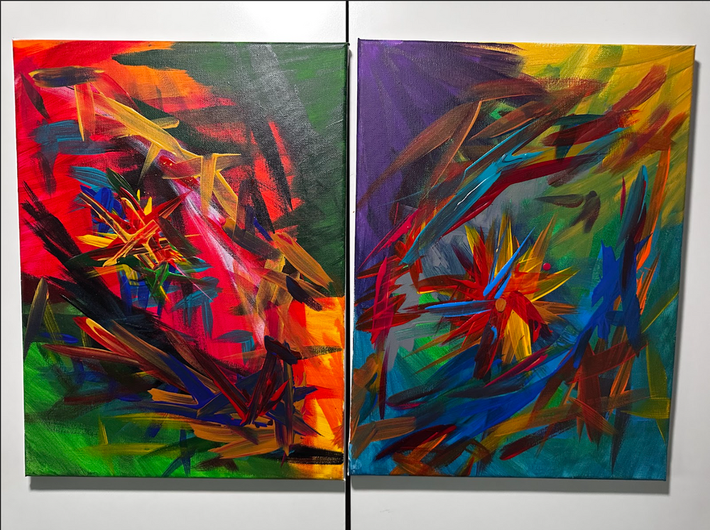 Childlike Wonder (Diptych)